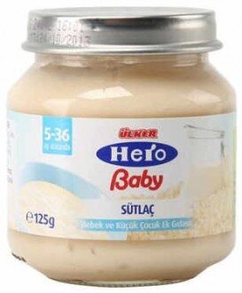 Hero Baby Sütlaç 125 gr 125 gr Kavanoz Mama kullananlar yorumlar